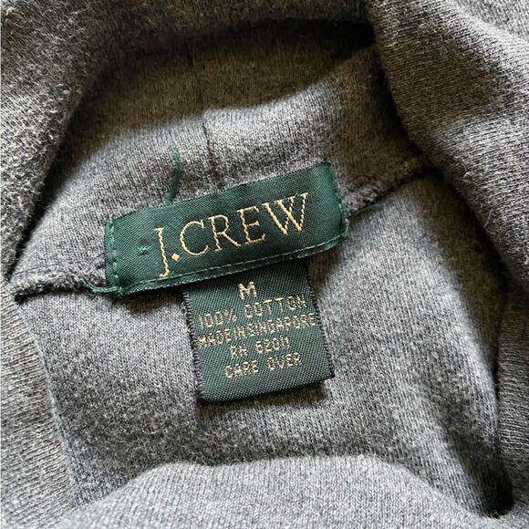 J Crew Long Sleeve Turtleneck Gray Dress Size Medium - Picture 4 of 5